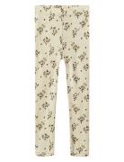 Nmfnimo Slim Leggings Aop Lil Cream Lil'Atelier