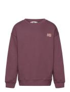 Printed Cotton Sweatshirt Burgundy Mango