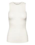 Alberte S´less Silk Top White Gai+Lisva