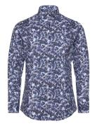 Aop Leaf Shirt L/S Navy Lindbergh