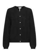 Objophelia L/S Knit Cardigan Rep Black Object