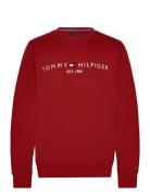 Tommy Logo Sweatshirt Red Tommy Hilfiger