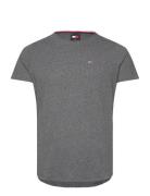 Tjm Xslim Jaspe C Neck Ext Grey Tommy Jeans