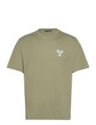 Hale Logo Patch T-Shirt Green J. Lindeberg