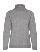 Turtle Neck Sweater Grey United Colors Of Benetton