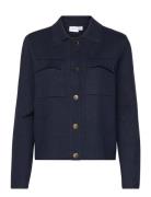 Vicassie L/S Knit Jacket/R Navy Vila