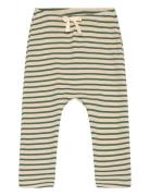 Pants Modal Striped Blue Petit Piao