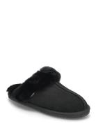 Hlbrisbane Shearling Reversed Slippers Black Enkel Studio