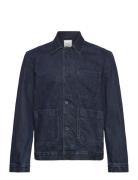 Pocketed Denim Jacket Navy Mango