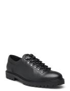 Thatcher Grain Hiking Derby Shoe Black Les Deux