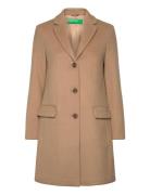 Coat Beige United Colors Of Benetton