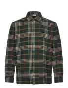 Kaleb Check Overshirt Green Les Deux