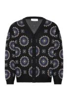 Aro Paisley Cardigan Navy Les Deux