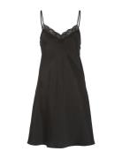 Nightdress No Sleeve Black Damella Of Sweden