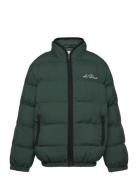 Newport Padded Jacket Kids Green Les Deux