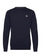 Julian Reg Cot Vin M Knit Navy VINSON