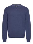 Lambswool V Neck Navy Hackett London