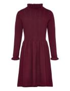 Dress Pointelle Burgundy Creamie