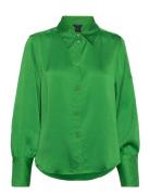 Shirt Dani Satin Green Lindex