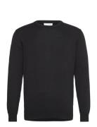 Cotton O-Neck Knit Black Lindbergh