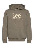 Logo Hoodie Green Lee Jeans