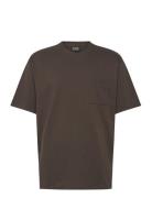 3 Crosses Loose Fit Pocket T-Shirt Brown Scotch & Soda