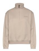 Bisez Half-Zip Sweatshirt Beige Napapijri