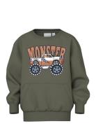 Nmmvugo Ls Nreg Sweat Bru Khaki Name It