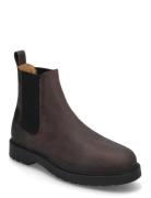 Slhtim Leather Chelsea Boot Brown Selected Homme