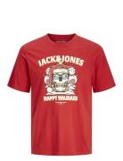 Jjxmas Christmas Skull Tee Ss Crew Jnr Red Jack & J S