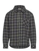 Shirt Ls Check Navy Minymo