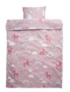 Bed Linen Junior Nb 2330 Unicorn - 100X140, 40X45 Cm Pink BrandMac