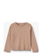 T-Shirt L/S Else Beige Wheat