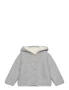 Knit Cardigan With Fleece Lining Grey Mango