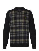 Lyle And Scott Tartan Jumper Black Lyle & Scott