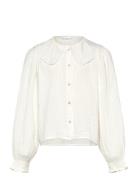 Embroidered Detail Shirt White Mango