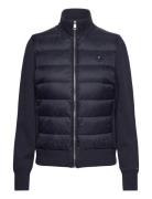 Lw Padded Knit Mix Jacket Navy Tommy Hilfiger