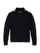 Turtleneck Half Zip Sweater Navy Tommy Hilfiger