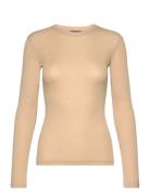 Slim Lightweight Ls T-Shirt Beige GANT