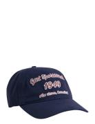 Script Graphic Brushed Canvas Cap Navy GANT