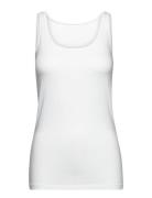 Basic Cotton Tank Top White Femilet