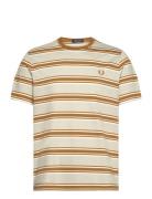 Stripe T-Shirt Beige Fred Perry