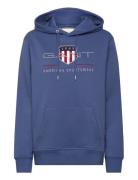 Reg Archive Shield Hoodie Blue GANT