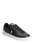 Heritage Court Ii Leather Sneaker Black Polo Ralph Lauren