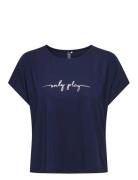 Onpaub-Luxi Life On Ss Bat Short Tee Navy Only Play