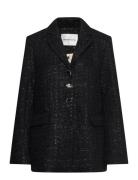 Cher Tweed Blazer Black Fabienne Chapot