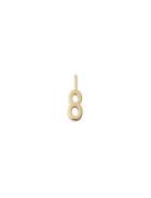 Lucky Numbers 10Mm Gold Gold Design Letters