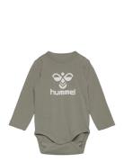 Hmlflips Body L/S Green Hummel