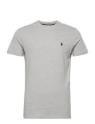 Uspa T-Shirt Arjun Men Grey U.S. Polo Assn.