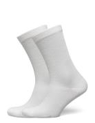 2-Pack Billy Bamboo Socks White Swedish Stockings